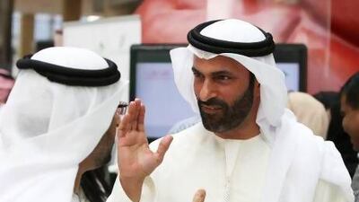 Essa Al Maidoor, Director General of Dubai Health Authority, at the Arab Health exhibition in Dubai International Convention & Exhibition Centre. Pawan Singh / The National