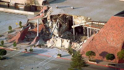 The Northridge earthquake in California, which occurred on January 17, 1994, caused an estimated $25 billion in damage. Reed Saxon / AP Photo