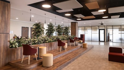 The light and bright staff area where the school's first teachers will congregate