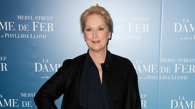 Meryl Streep, in Ferragamo, attends 'The Iron Lady' premiere at Cinema Gaumont Marignan on January 6, 2012 in Paris, France. Getty Images