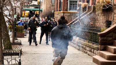 The anti-Muslim protest took place halfway through Ramadan and drew about 20 demonstrators, while about 125 counter-protesters gathered near by, police said