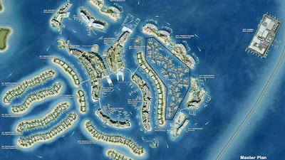Oqyana signed a deal with floating island expert Dutch Docklands to create a series of private island villas at its long-delayed scheme, Oqyana World First development. Courtesy Oqyana Real Estate