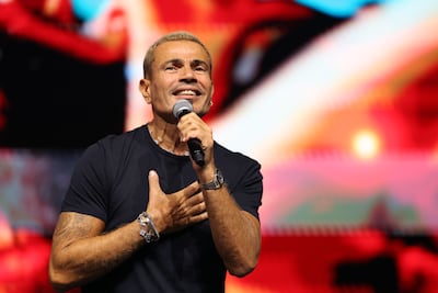 Amr Diab will perform at the Coca-Cola Arena in Dubai. Chris Whiteoak / The National