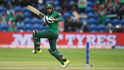 Bangladesh batsman Mahmudullah scored 102 runs to help send New Zealand home from the Champions Trophy tournament early. Getty Images