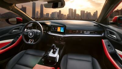 The MG GT also comes with a range of driver aids