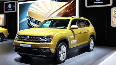 Volkswagen's new seven-seater Teramont. Chris Whiteoak / The National