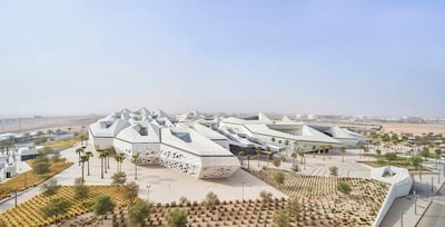 King Abdullah Petroleum Studies and Research Centre in Riyadh, Saudi Arabia. Photo: Zaha Hadid Architects
