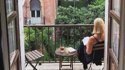 7) ITALY: A shot from Rome's Casalibera Trastevere by @jonisan got over 50,000 likes. Stays cost around Dh315 per night.
