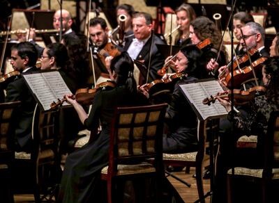 Israel Philharmonic Orchestra gala concert held at the Emirates Palace in Abu Dhabi. Victor Besa / The National