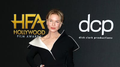 Renee Zellweger at the 23rd annual Hollywood Film Awards at the Beverly Hilton hotel in LA. Reuters