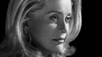 Catherine Deneuve by Studio Harcourt at Portraits of Legends. Courtesy Alliance Francaise Dubai