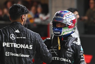 Mercedes' Andrea Kimi Antonelli was promoted to third from fifth place following the double disqualification of the McLarens. Getty Images