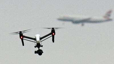 British officials announced plans to further regulate drone use to prevent accidents and threats to commercial aviation. (John Stillwell/PA via AP, File)