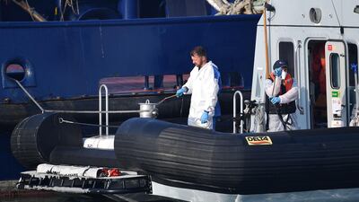 In August, there has been a spike in attempts to cross the channel. AFP