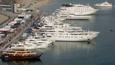 This year's Abu Dhabi Yacht Show attracted the region's millionaires who ordered bigger yachts on offer during the event.