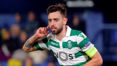 Bruno Fernandes joined Manchester United from Portuguese club Sporting for €55 million (Dh 224 million) rising to a possible €80 million two days before the January transfer window closed. Reuters