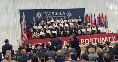 At the US Institute of Peace, the US announced new initiatives to expand the Pax Silica AI project