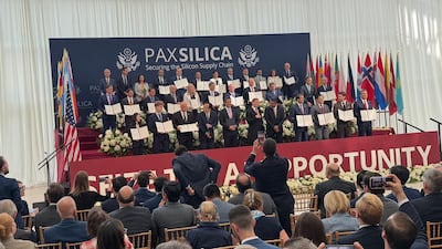 At the US Institute of Peace, the US announced new initiatives to expand the Pax Silica AI project
