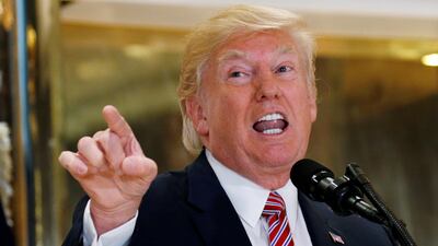 The finger of blame: Donald Trump accuses "both sides" over Charlottesville violence. REUTERS/Kevin Lamarque