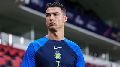Cristiano Ronaldo arrives for training at Mohamed bin Zayed Stadium in Abu Dhabi ahead of Al Nassr's Saudi Super Cup semi-final with Al Hilal. Reuters