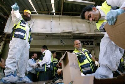 A suicide bombing hit Carmel Market in Tel Aviv in 2004. Getty Images