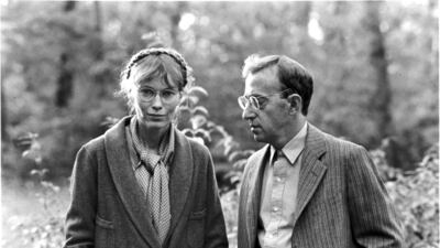 Mia Farrow and Woody Allen in Zelig, which film critic, historian and author Richard Schickel prefers to the director’s Oscar winning Annie Hall. Courtesy Orion