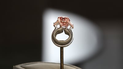 It weighs an impressive 11.15 carats, and has been certified as 'internally flawless' and 'fancy vivid' — the highest grade of coloured diamond available.