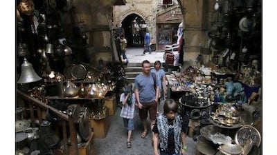 Egypt's tourism industry was badly affected by the political turmoil, with arrivals in the first quarter down 46 per cent from last year. Khalil Hamra / AP Photo