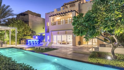 The rear of the property is particularly picturesque in the evening. Courtesy LuxuryProperty.com