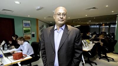 Kamal Hassan of Innovation 360 says his “success is due to hard work and persistence”. Jaime Puebla / The National