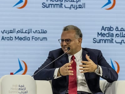 Massad Boulos, senior adviser to the US President on Arab and African affairs, in Dubai on September 15. Antonie Robertson / The National