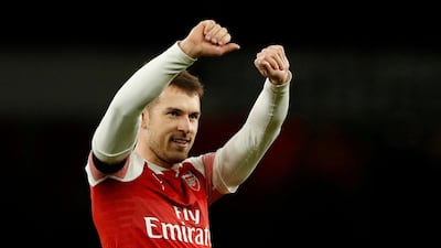 Arsenal's Aaron Ramsey will move to Juventus in the summer that will make him one of the world's best-paid footballers. Action Images via Reuters