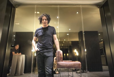 Jack White crafts furniture as well as plays music with the White Stripes. Getty Images