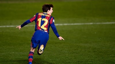 Riqui Puig On for Busquets after 97. The Barça youngster is hugely talented and fans want him to succeed. Barça’s last three coaches have been slightly less enthused (no match photo available). AP