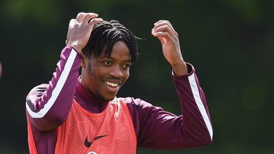 Chelsea's Nathaniel Chalobah shown at England U21 training on Tuesday ahead of the U21 Euros. Michael Regan / Getty Images