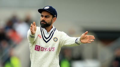 Virat Kohli endured a horrid day in the field. AFP