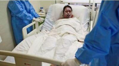 Lynn Delrosario, 38, is currently in the Iranian Hospital with the highest form of Stevens-Johnson Syndrome. A type of life-threatening skin condition, in which cell deaths cause the epidermis to separate from the dermis.