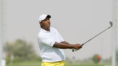 Shafiq Masih during the Mena Golf Tour event at Al Ain Equestrian Shooting and Golf Club. Jaime Puebla / The National