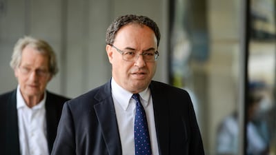 Andrew Bailey, FCA chief executive arrives to speak at a Treasury Select Committee hearing into the disruption at TSB Banking Group in London. The FCA has created a new premium listing option to incentivise Aramco to list on the London Exchange next year. Photographer: Chris J. Ratcliffe/Bloomberg