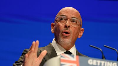 The Chancellor of the Duchy of Lancaster, Nadhim Zahawi. AP