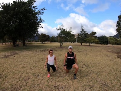 Ensure the trailing knee touches the floor