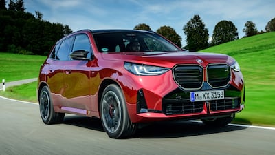 The 2025 BMW X3 M50 is expected to go on sale in the UAE in December. Photo: BMW