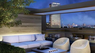 Construction work has started to convert the £500 million former Rathbone Place sorting office in London into 142 luxury apartments. Prices start from £2.97m for a two bedroom flat. Rendering courtesy Luchford APM