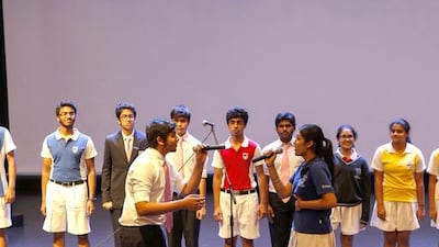 Most of the dresses will be actual mixed-and-matched garments from commercial stores and embellished with beads and studs by Oliver himself. Antonie Robertson / The National