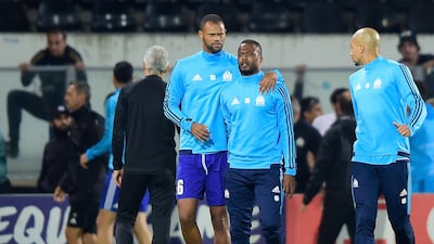 Patrice Evra has been fired by Marseille for kicking one his own team's fans before a Europa League game. Luis Vieira/ AP Photo