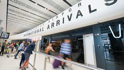 Arrival hall of Manchester airport. Photo: MAG