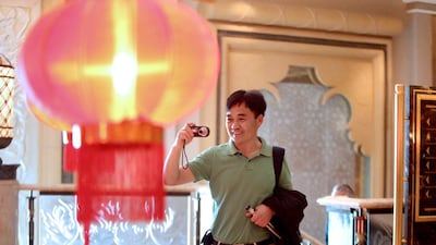 Abu Dhabi met its target of 4.1 million tourists last year, up 18 per cent on the previous year. Fatima Al Marzooqi / The National