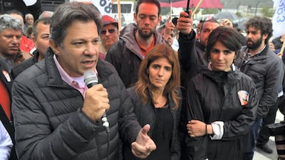 Brazilian vice-presidential candidate Fernando Haddad is of Lebanese descent. AFP