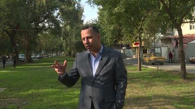 Hisham Al Hashimi, an expert on Iraqi armed groups and supporter of the protest movement, was assassinated in Baghdad in July 2020.(AFP)