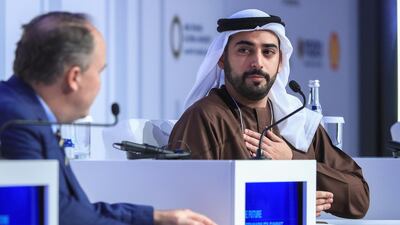 Sheikh Zayed bin Sultan bin Khalifa said action must be taken now to protect the planet for generations to come. Victor Besa / The National